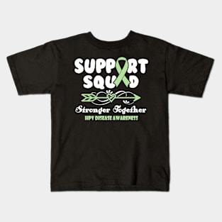 HPV Disease Gastroparesis Awareness Support Squad Stronger Together - In This Family We Fight Together T-Shirt Kids T-Shirt